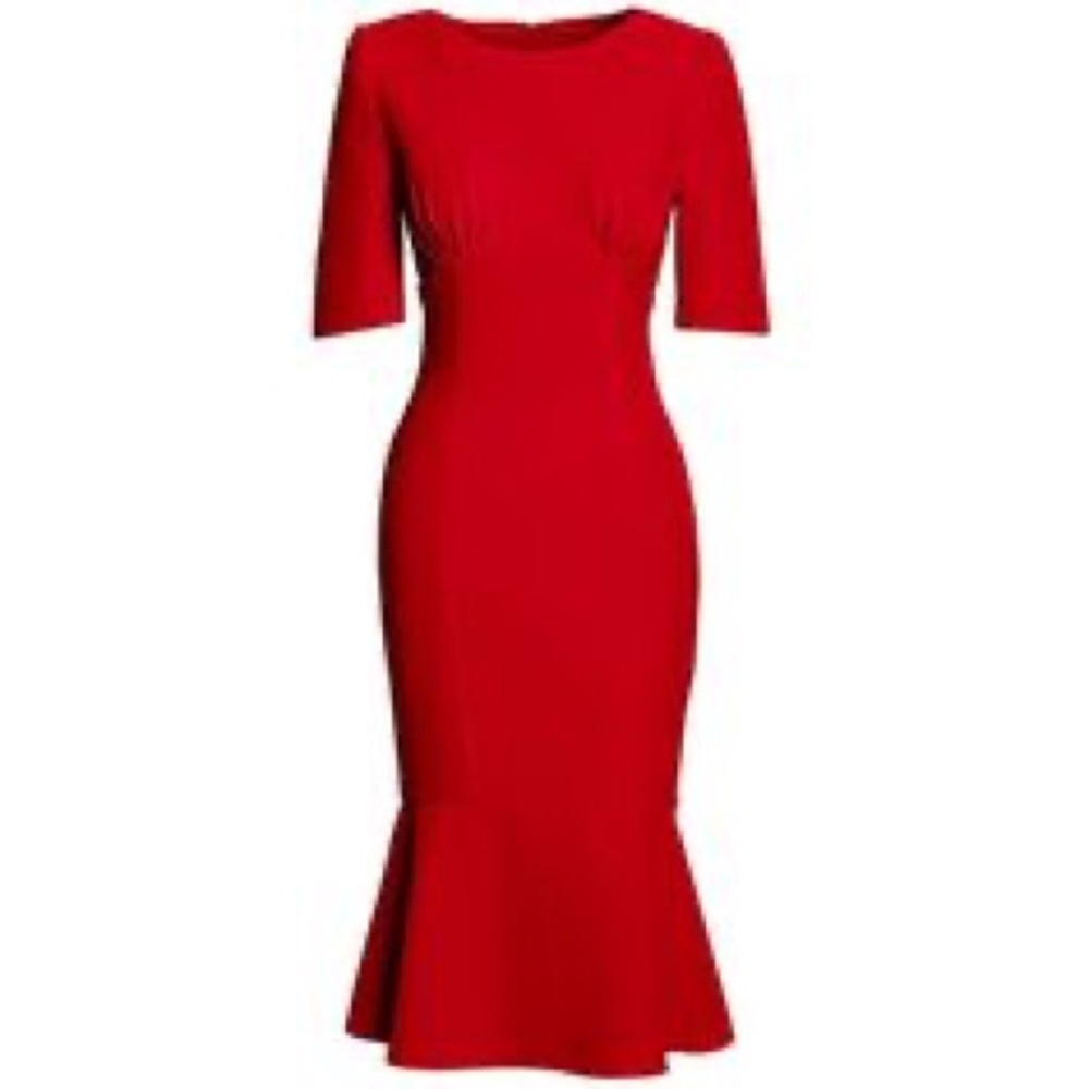LandsEnd red dress